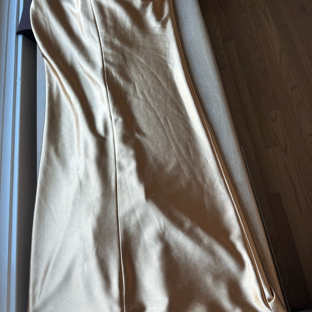 Retrofete Strapless Gold Gown - Picture 10 of 10